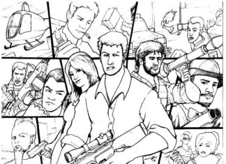 GTA kolorowanki